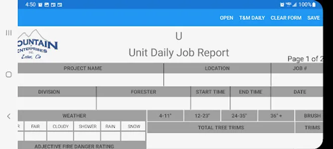 MFE Daily Job Report screenshot 0