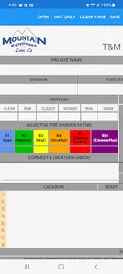 MFE Daily Job Report screenshot 1
