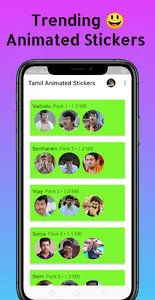Funny Tamil Animated Stickers screenshot 0