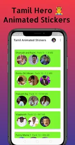 Funny Tamil Animated Stickers screenshot 1