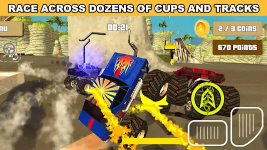 Monster Truck Racing Hero 3D screenshot 11