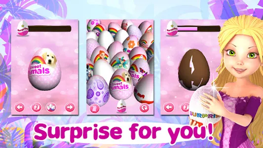 Princess Unicorn Surprise Eggs screenshot 0