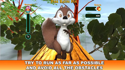 Squirrel Run - Park Racing Fun screenshot 7