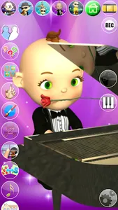 My Talking Baby Music Star screenshot 2