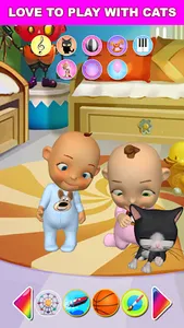 Talking Baby Twins Newborn Fun screenshot 10