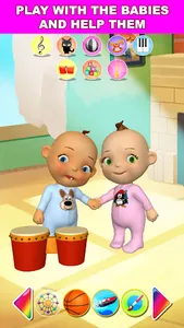 Talking Baby Twins Newborn Fun screenshot 16