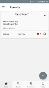 Poemify: Social Poetry, Discov screenshot 0