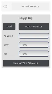 Kayıp Kişi Aranıyor screenshot 2