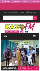 Kazo Fm screenshot 2