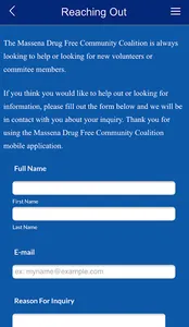 Massena Drug Free Coalition screenshot 2