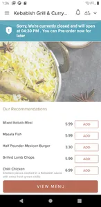 Kebabish Grill and Curry House screenshot 1