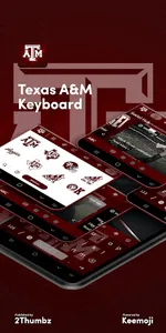 TEXAS AM AGGIES Keyboard screenshot 0