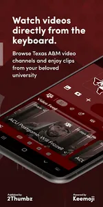 TEXAS AM AGGIES Keyboard screenshot 2