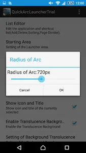 Quick Arc Launcher screenshot 4