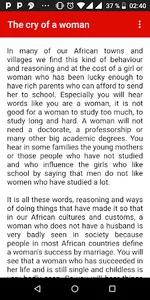 Woman Cry App : mobile eBook a screenshot 2