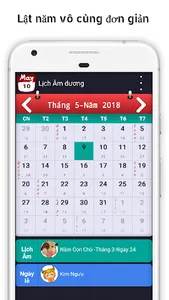Vietnamese calendar screenshot 2