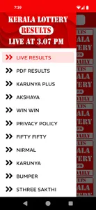 kerala lottery result live 3pm screenshot 1