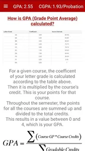 METU NCC GPA Calculator screenshot 6