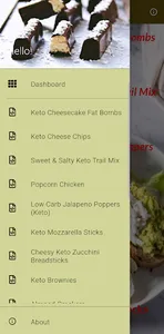 Keto Snacks Recipes screenshot 0