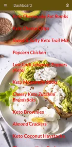 Keto Snacks Recipes screenshot 1