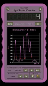 Light Sensor Counter screenshot 1