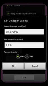 Light Sensor Counter screenshot 3