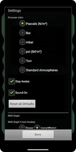 RMS Pressure Meter screenshot 3
