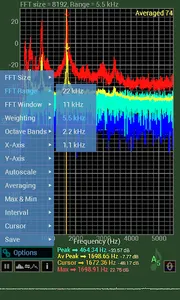 Spectrum Analyser screenshot 1