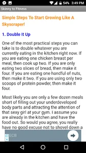 Skinny to Fitness screenshot 2