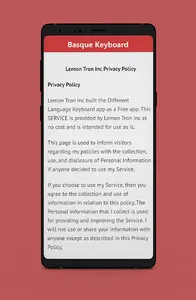 Basque Keyboard Typing euskara screenshot 5