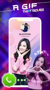 Black Pink Video Call Theme screenshot 0