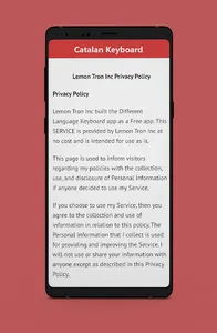 Catalan Keyboard - català screenshot 5