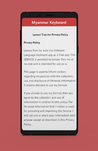 Myanmar Keyboard Typing screenshot 5