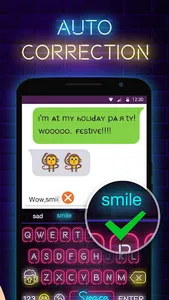 Neon Night Theme screenshot 4
