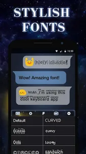 Starry Sky Keyboard Theme screenshot 2