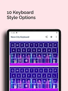 Neon City Keyboard screenshot 18