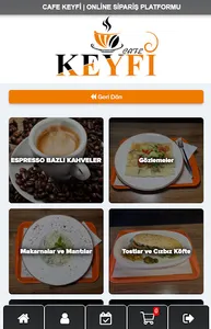 Cafe Keyfi Online Sipariş screenshot 0