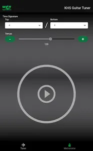 KHS Guitar Tuner Pro screenshot 1