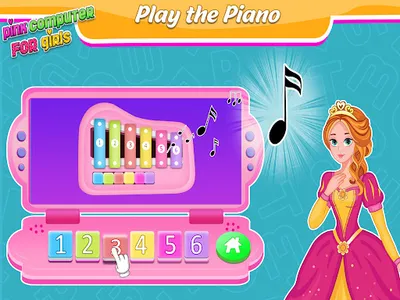 Pink Computer Games for Kids screenshot 13
