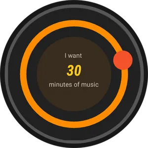 Music Timer for Wear screenshot 0
