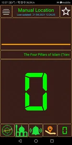 Qibla direction & prayer times screenshot 0