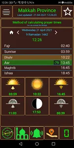 Qibla direction & prayer times screenshot 1