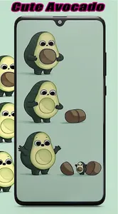 Cute avocado Wallpapers screenshot 12