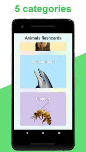 Flashcards for kids: Animals screenshot 2