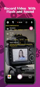 Video Recorder with Music screenshot 1