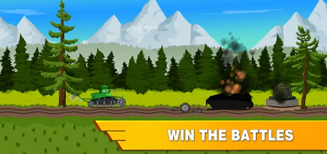 Tank Battle War 2d: vs Boss screenshot 0