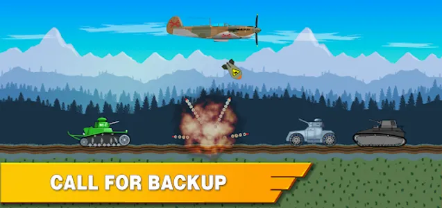 Tank Battle War 2d: vs Boss screenshot 5