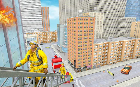 911 Rescue Fire Truck 3D Sim screenshot 10