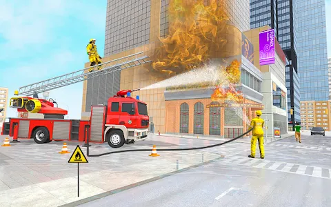 911 Rescue Fire Truck 3D Sim screenshot 11