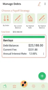 Debt Planner & Calculator screenshot 1